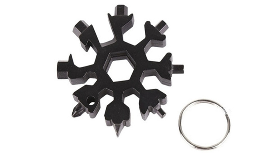 Image 3: One or Two 18-in-1 Snowflake Stainless Steel Multi Tools