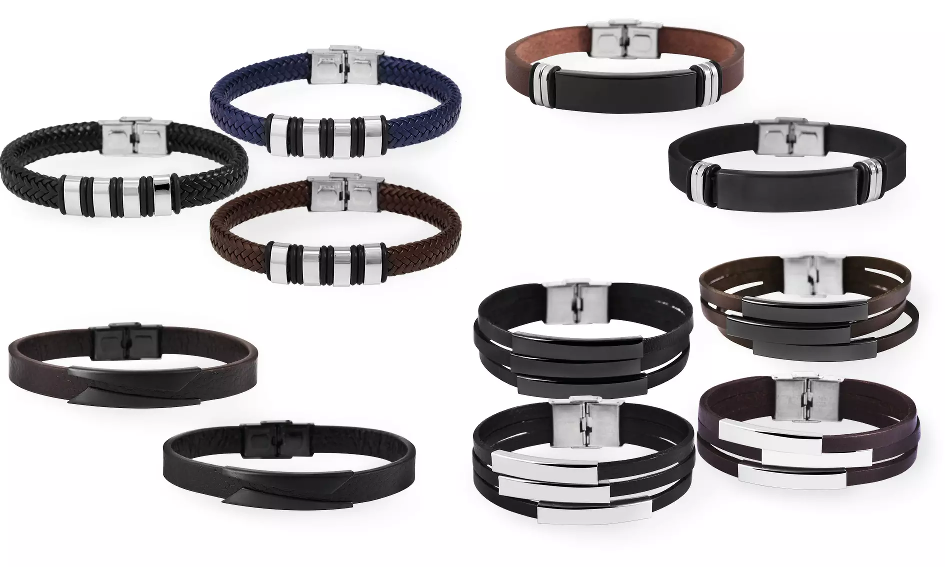 Bracelet pour homme en cuir de Akzent