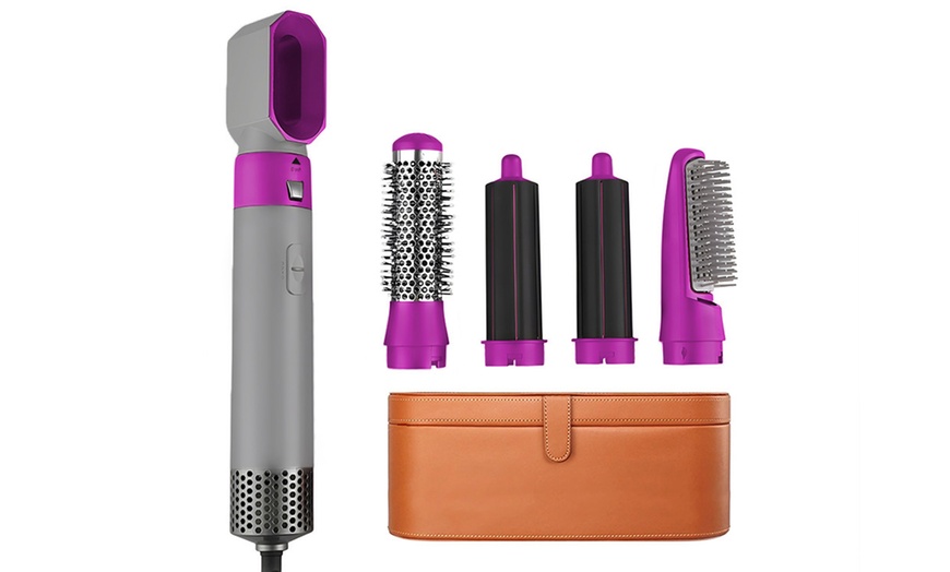 Image 2: Sèche-cheveux 5-en-1 avec accessoires de coiffure