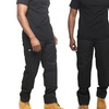Image 4: Men's Cargo Combat Trousers with Knee Pad Pockets