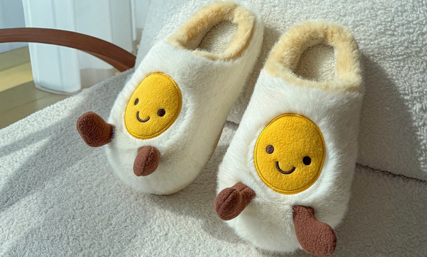 Image 15: Cosy Unisex Home Slippers with Non-Slip EVA Sole