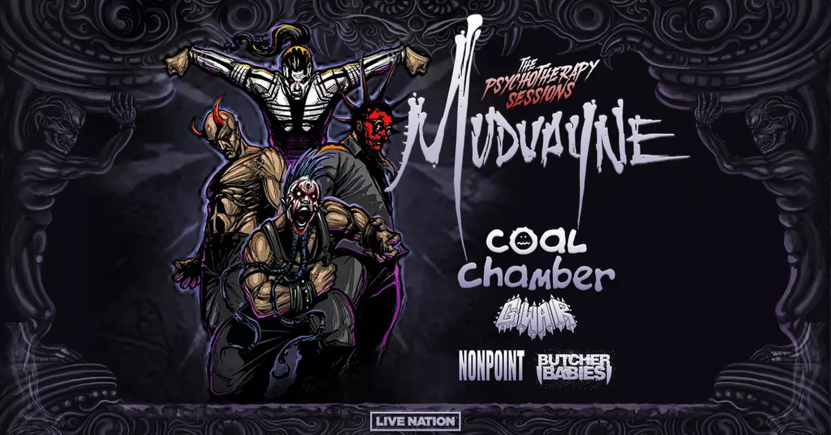 Mudvayne: The Psychotherapy Sessions with Coal Chamber, GWAR, Nonpoint and Butcher Babies on July 26 at 5:30 p.m. - Primary Image