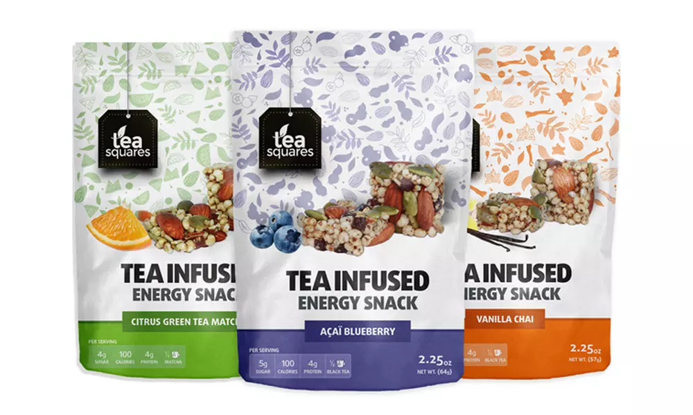 Tea Squares Tea-Infused Energy Snacks (6-Pack) - Primary Image