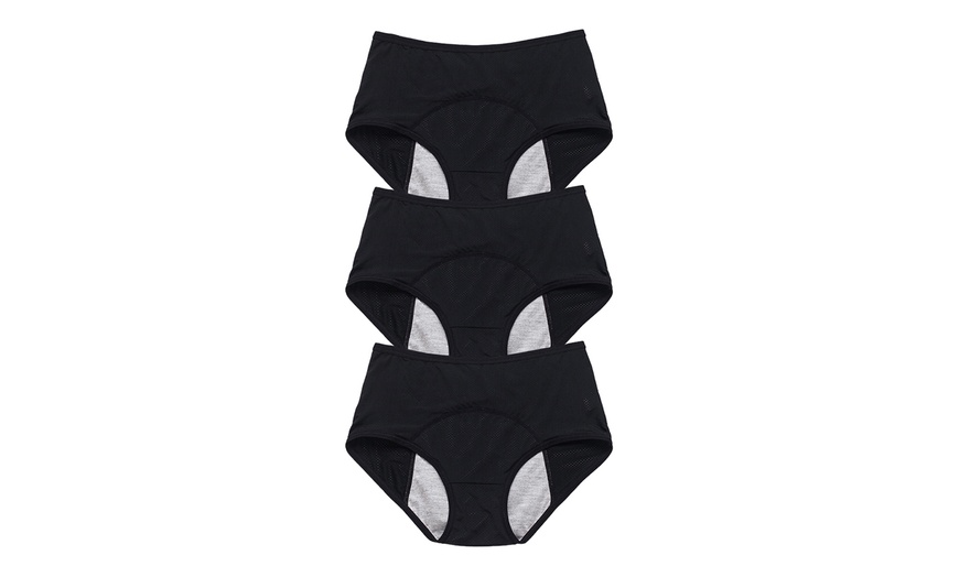 Image 10: 3Pcs Menstrual Period Underpants