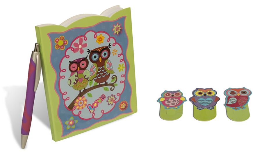 Image 17: Kandy Toys Owl Stationery Bundle