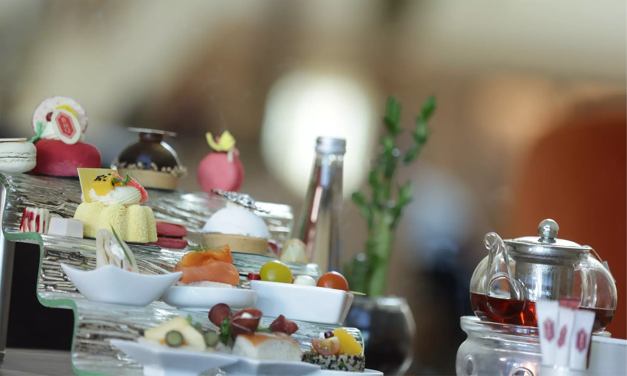 Afternoon Tea for Up to Four Adults at Rosé Lounge Bar at Bab Al Qasr
