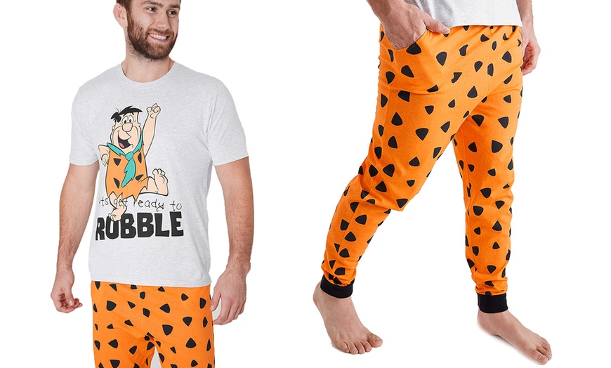 Image 3: The Flintstones Mens Pyjamas Set