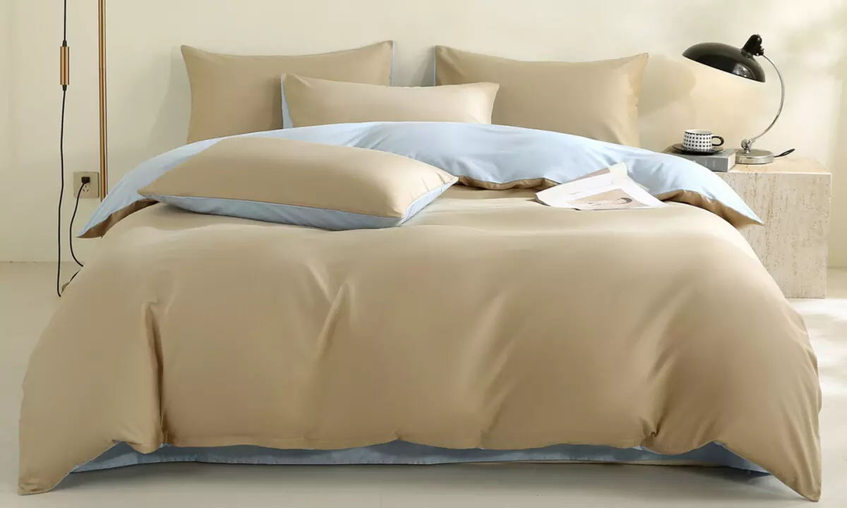 Reversible Pure Cotton Pillowcase Pair