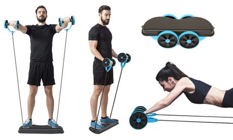 1 o 2 attrezzi fitness SportZ 40 in 1 con bande di resistenza realizzato in gomma