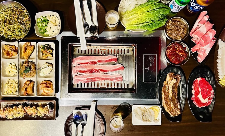 Image 2: All You Can Eat Sushi & Korean BBQ - Choose Option A or B!
