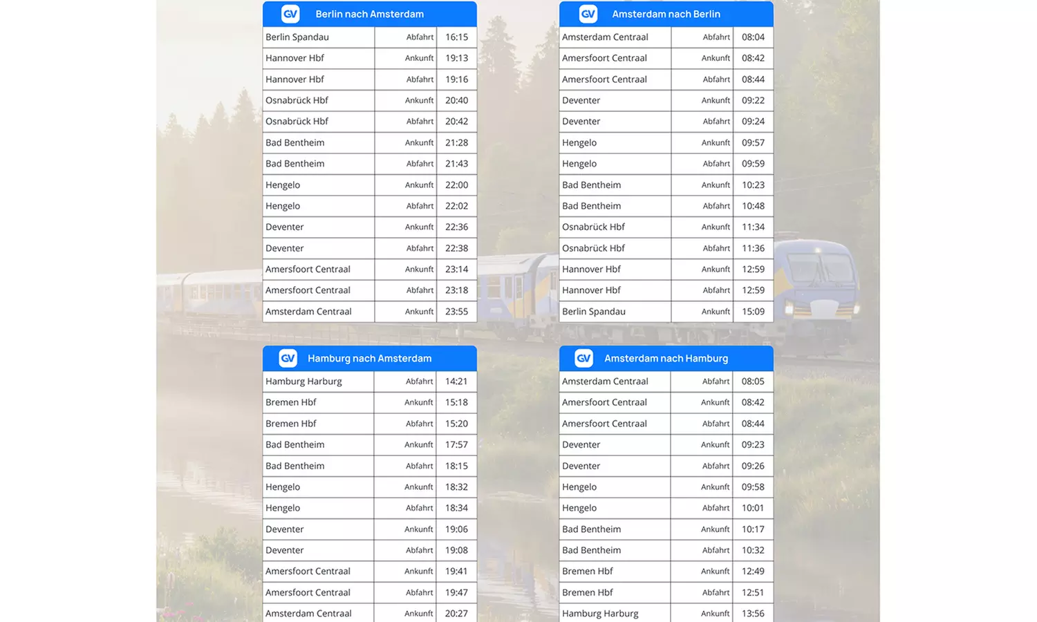 Amsterdam Städtereise: Zugreise opt. + Hotel, u.a. ab Berlin & Hamburg