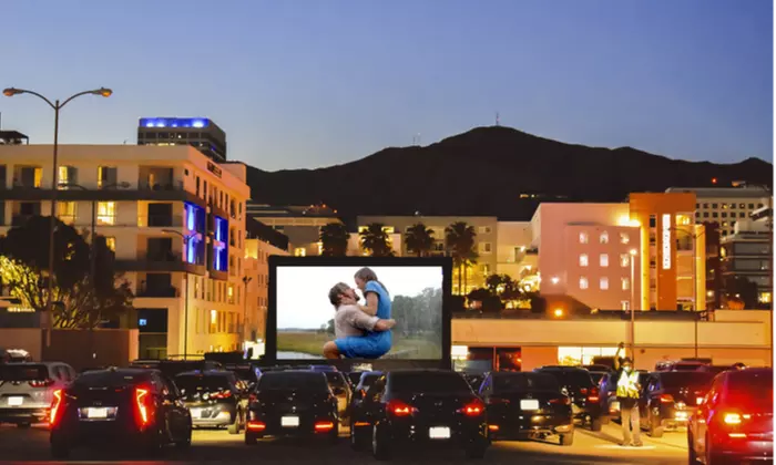 Drive-In Movie with Popcorn at Electric Dusk Drive-In (Up to 42% Off). Four Options Available - Primary Image