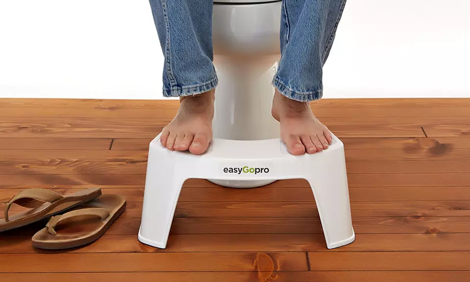 easyGopro Discreet Ergonomic Toilet Stool  - Primary Image