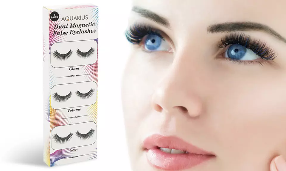Faux Cils Magnétiques Réutilisables MYTEX-SHOP - Effet 3D Naturel Et Volumineux