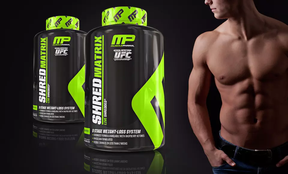 Two 60-Capsule or 120-Capsule Bottles of MusclePharm Shred Matrix Weight-Loss Supplement (55% Off). Free Shipping. - Primary Image