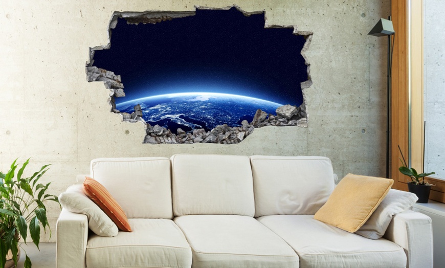 Image 14: 3D Broken Wall Sticker