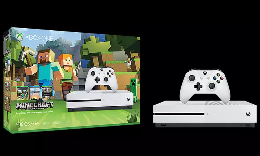 Xbox One S 500GB Console with Minecraft Bundle - Primary Image