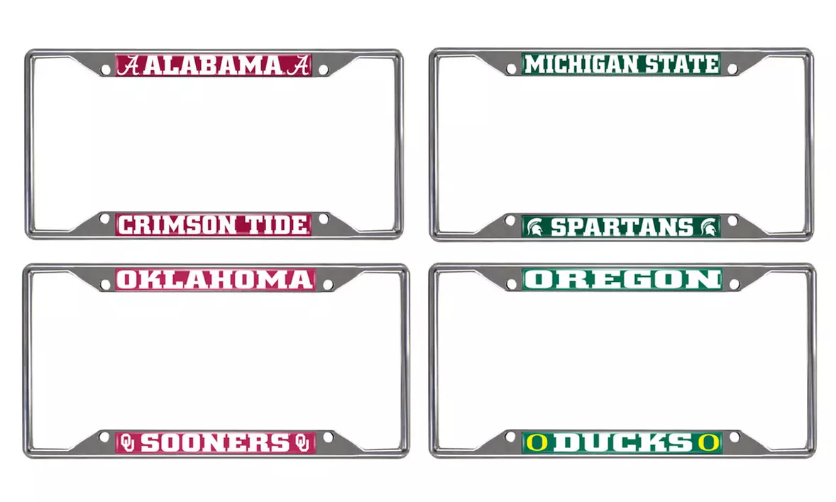 Fanmats NCAA License Plate Frames - Primary Image