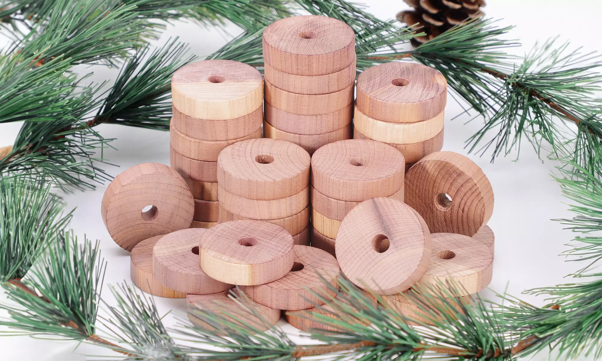 Vinsani 45-Piece Moth Repellent Drawer and Wardrobe Freshener Ring Set