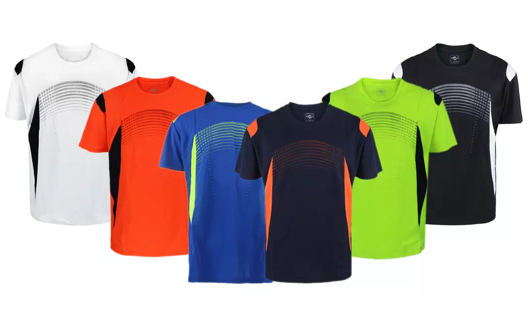 Lee Hanton Men's Geometric Active Performance Tee (S-3XL) - Primary Image