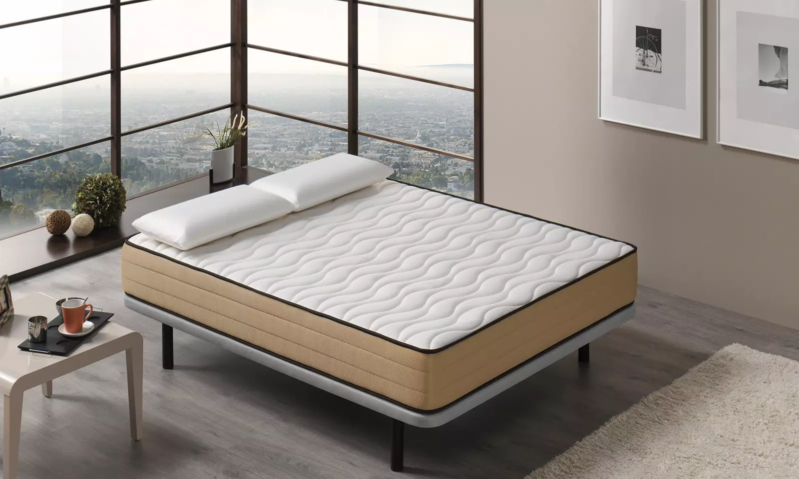 Traagschuimmatras 'Bamboo Deluxe' in formaat naar keuze, inclusief verzending - Primary Image