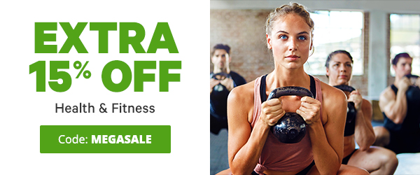 15% off Health and fitness