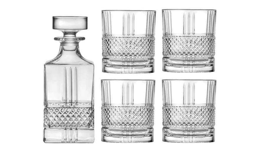 Image 2: Set bestehend aus Whiskeyflasche und Gläsern