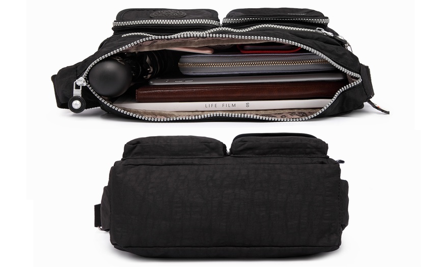 Image 4: Multi-Compartment Crossbody Bag