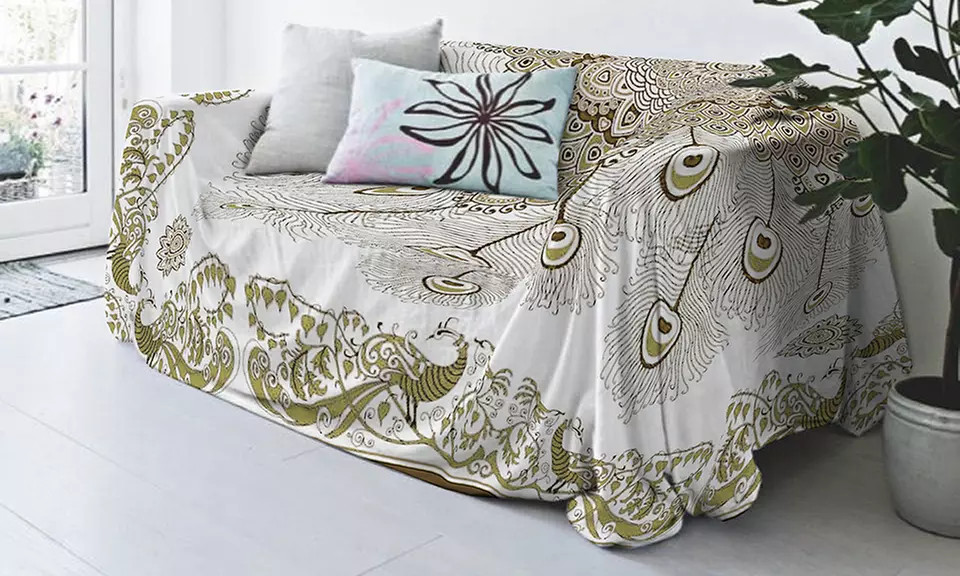 Telo copriletto, copridivano,100% cotone