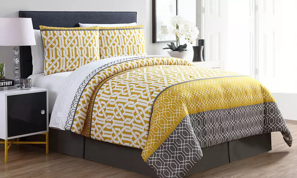 Printed Comforter and Sheet Set (8-Piece) - Primary Image