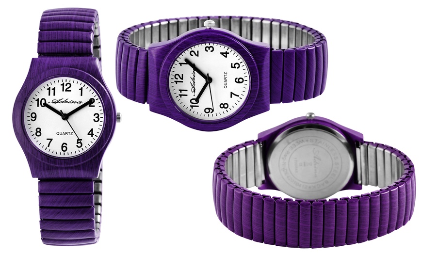 Image 24: 1 ou 2 montres analogiques 3 aiguilles pour femmes de la marque Adrina