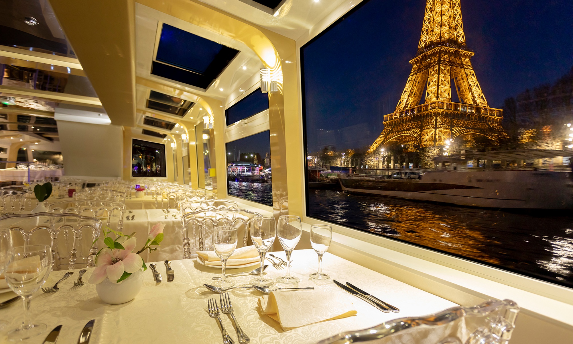 Croisière bistronomique sur la Seine avec Eiffel Croisieres Prestige