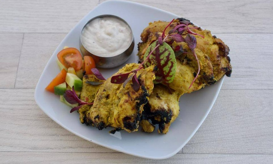 Image 3: Starter, Main with Rice or Naan, and a Soft Drink at Brighton Curry