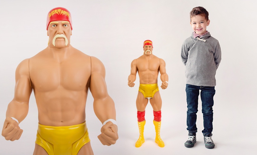 Image 1: 31" WWE Hulk Hogan Figure