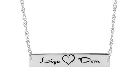 Personalized Bar Necklace from MonogramHub