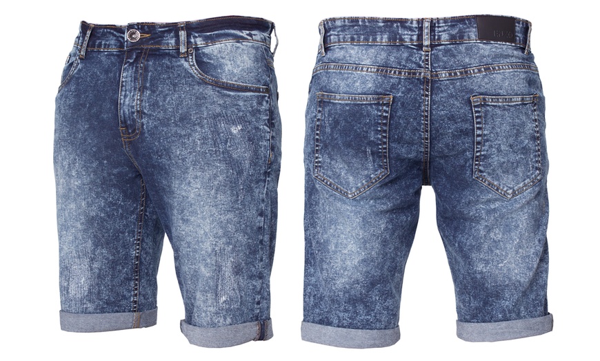 Image 3: Enzo Jeans Men's Skinny Shorts 