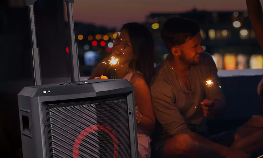LG FH2 50W LOUDR Portable Wireless Bluetooth Speaker System - Second Medium