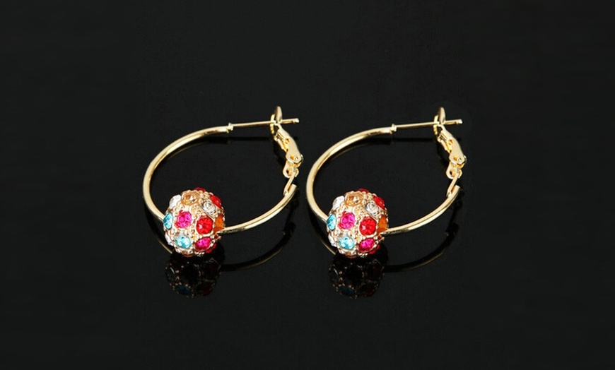 Image 4: Boucles d'oreille avec zircons