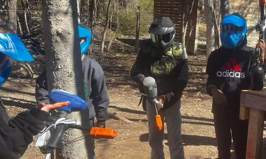 3-Hour Paintball Adventure w/ Unlimited Air Refills & 100 Paintballs