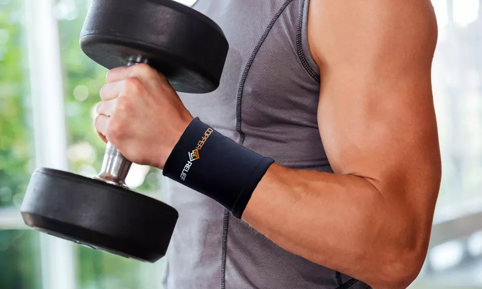 One or Two Copper Wrist Sleeves - Primary Image