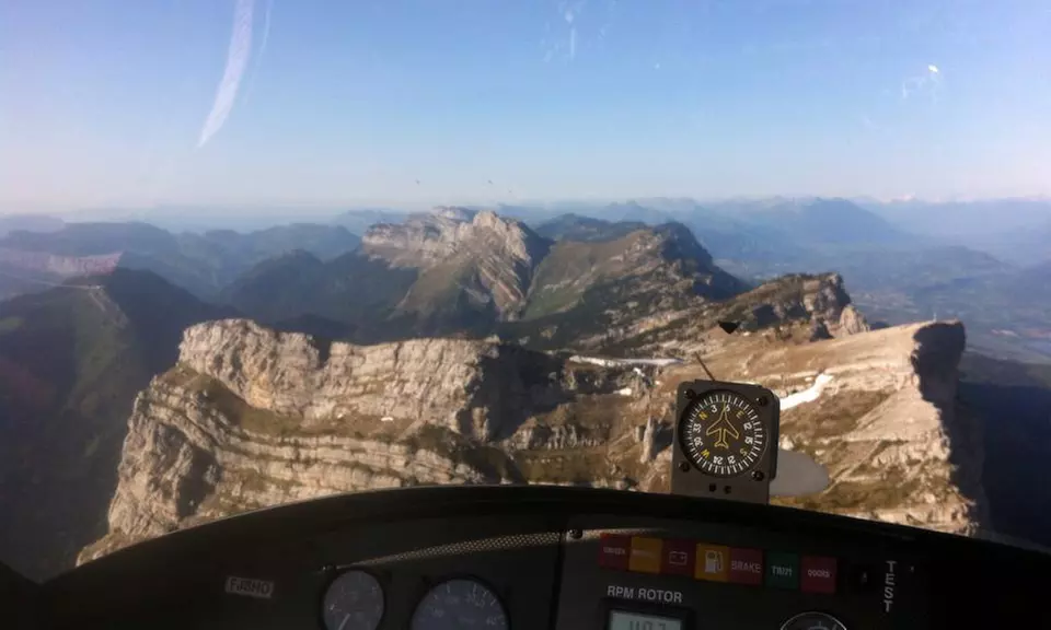 Vol en autogyre, sensations fortes !