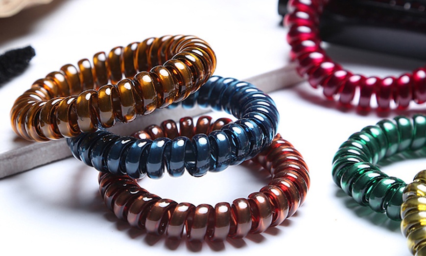 Image 2: Spiral Hair Bands