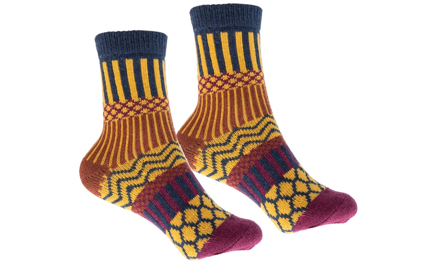 Image 4: Women's Patterned Winter Socks Five-Pack