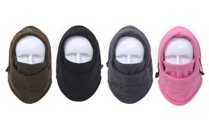 Six-in-One Winter Thermal Fleece Hat