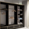 Image 4: Sweden Modern High Gloss Wardrobe with Drawers