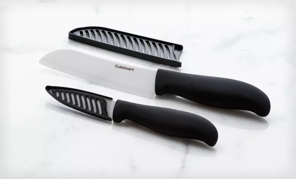 $9.99 for a Cuisinart Ceramic Knives Set ($39.98 List Price). Free Returns. - Primary Image