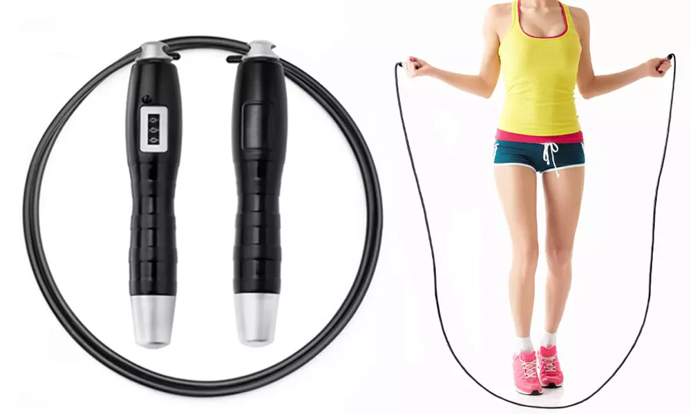 1 ou 2 cordes à sauter avec compteur de rotations intégré - Primary Image