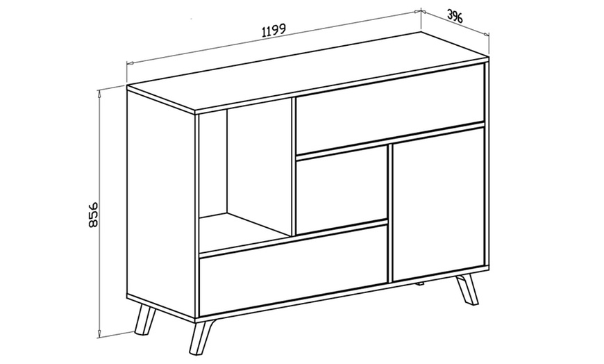 Image 25: Table basse, meuble à chaussures, table, buffet ou meuble TV Wind