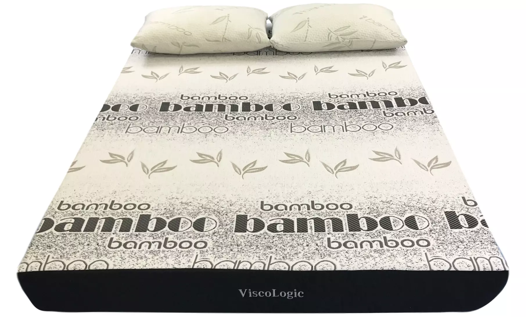 ViscoLogic 8" Memory-Foam Mattress with Bamboo Feel Cover - Primary Image