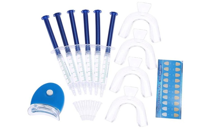 Dental Bleaching Kit with Whitening Lamp | Groupon